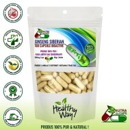 Ginseng Siberian Radacina | 100 Capsule Bioactive | 50gr